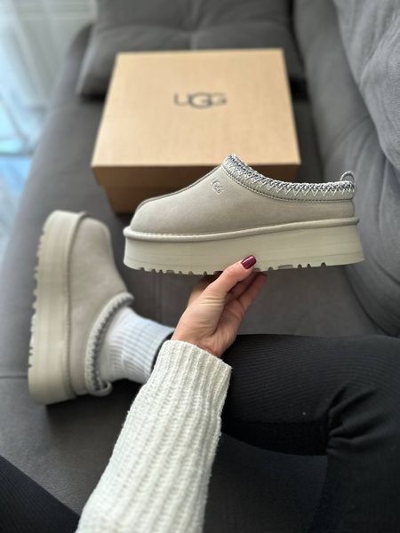 UGG Australia США Tasman Platform Light Grey Уггі тасман платформа світло сірі замшеві Австралія - Розмір 35 (US 4) 2110100618 фото