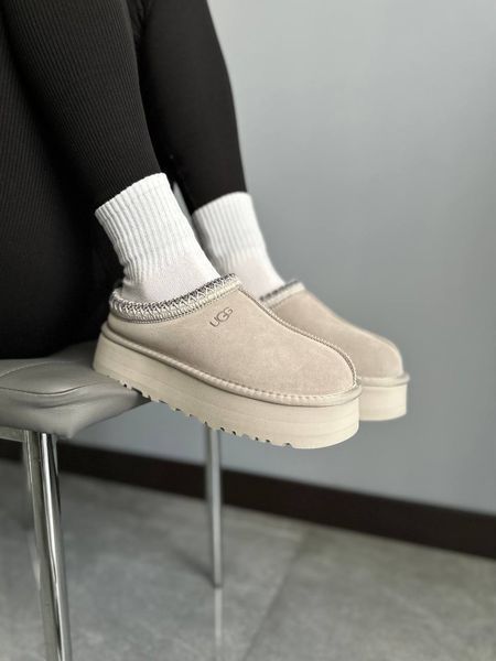 UGG Australia США Tasman Platform Light Grey Уггі тасман платформа світло сірі замшеві Австралія - Розмір 35 (US 4) 2110100618 фото