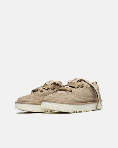 UGG Australia США Slipper Lo Lowmel Sneaker Mustard Seed Уггі кросівки без хутра світлі замшеві Австралія - Розмір 35 (US 4) 1016222877 фото