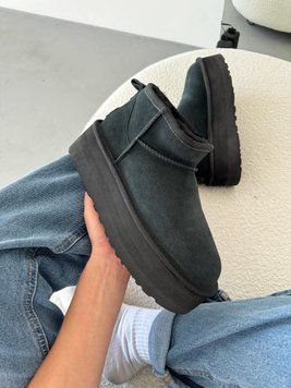 Ugg Australia США Classic Ultra Mini Platform Black Уггі ультра міні платформа чорні УГГ АвстраліяUGG Australia Уггі - Розмір 35 (US 4) 211155129 фото