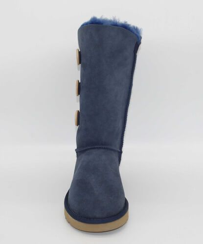 UGG Australia США Tall Triplet Button II Синий цільна овчина Угг Австралия - Розмір 35 (US 4) 2110617 фото