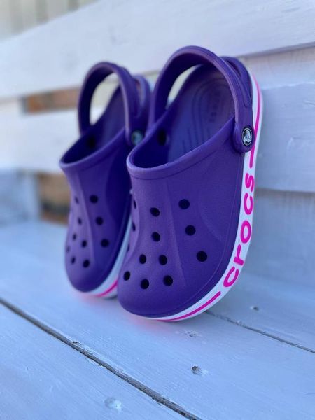 Crocs Оригінал Кроксы Сабо Crocs BAYABAND Clog Violet Оригінал США (205089) - 36 (Стопа 22.5-23.2см) M4/W6 112219 фото