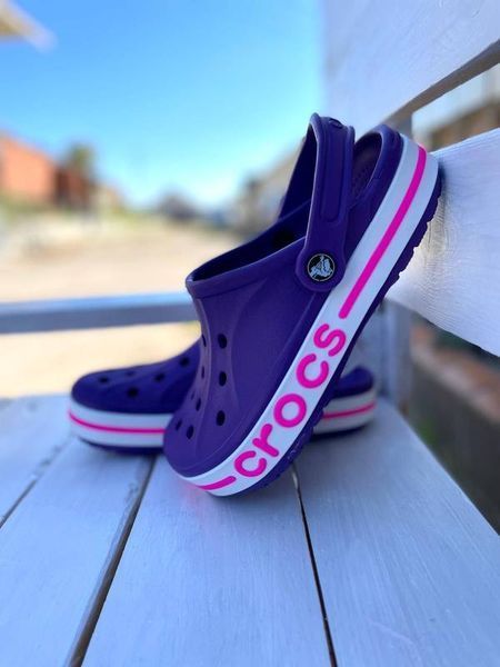 Crocs Оригінал Кроксы Сабо Crocs BAYABAND Clog Violet Оригінал США (205089) - 36 (Стопа 22.5-23.2см) M4/W6 112219 фото