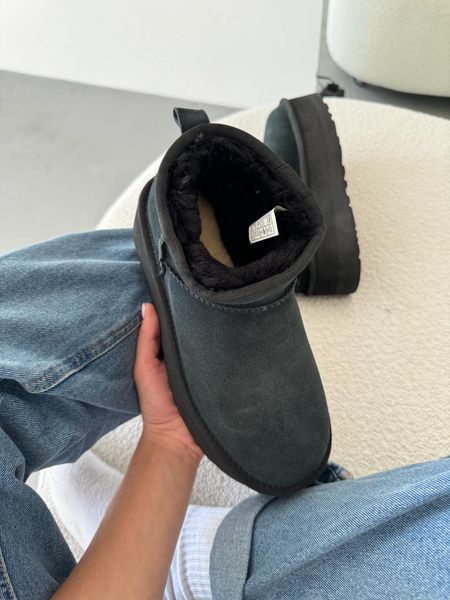 Ugg Australia США Classic Ultra Mini Platform Black Уггі ультра міні платформа чорні УГГ АвстраліяUGG Australia Уггі - Розмір 35 (US 4) 211155129 фото