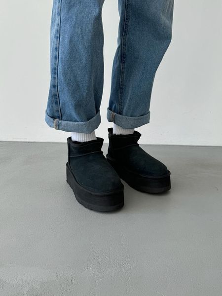 Ugg Australia США Classic Ultra Mini Platform Black Уггі ультра міні платформа чорні УГГ АвстраліяUGG Australia Уггі - Розмір 35 (US 4) 211155129 фото