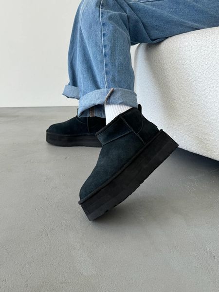 Ugg Australia США Classic Ultra Mini Platform Black Уггі ультра міні платформа чорні УГГ АвстраліяUGG Australia Уггі - Розмір 35 (US 4) 211155129 фото