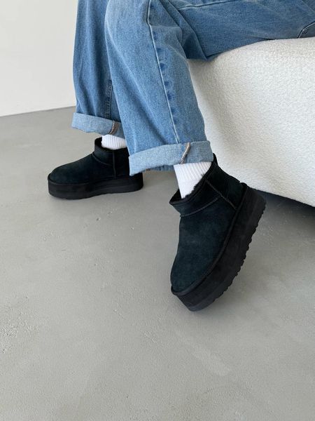 Ugg Australia США Classic Ultra Mini Platform Black Уггі ультра міні платформа чорні УГГ АвстраліяUGG Australia Уггі - Розмір 35 (US 4) 211155129 фото