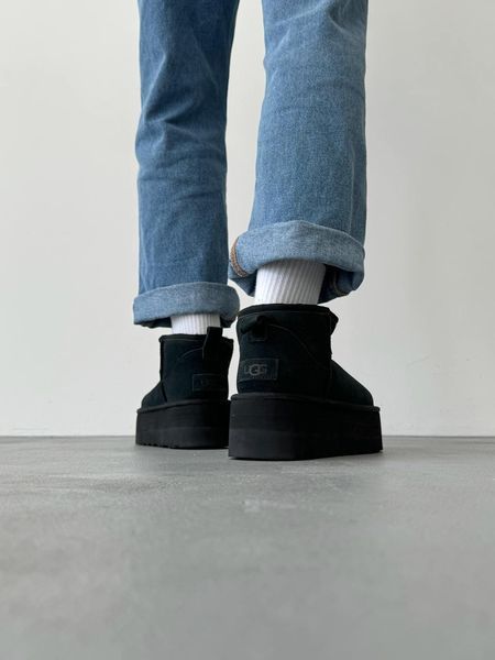 Ugg Australia США Classic Ultra Mini Platform Black Уггі ультра міні платформа чорні УГГ АвстраліяUGG Australia Уггі - Розмір 35 (US 4) 211155129 фото