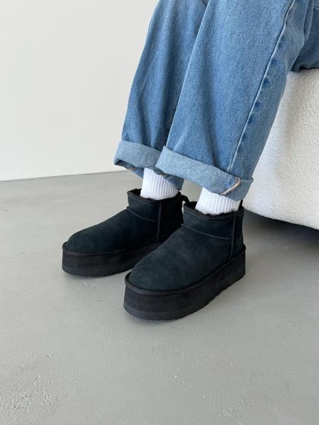 Ugg Australia США Classic Ultra Mini Platform Black Уггі ультра міні платформа чорні УГГ АвстраліяUGG Australia Уггі - Розмір 35 (US 4) 211155129 фото