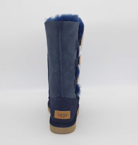 UGG Australia США Tall Triplet Button II Синий цільна овчина Угг Австралия - Розмір 35 (US 4) 2110617 фото