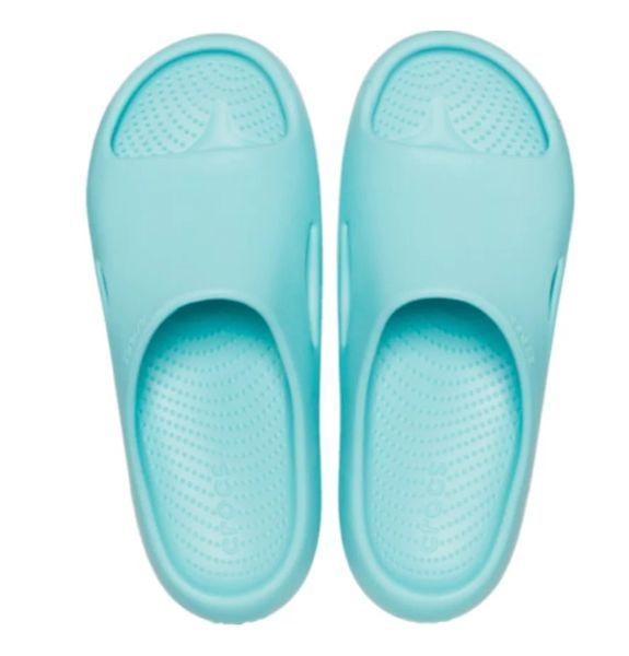 Crocs Оригінал Classic Слайди Crocs Mellow Slide Pure Water Голубі Крокс США - 36 (Стопа 22.5-23.2см) M4/W6 9977061 фото