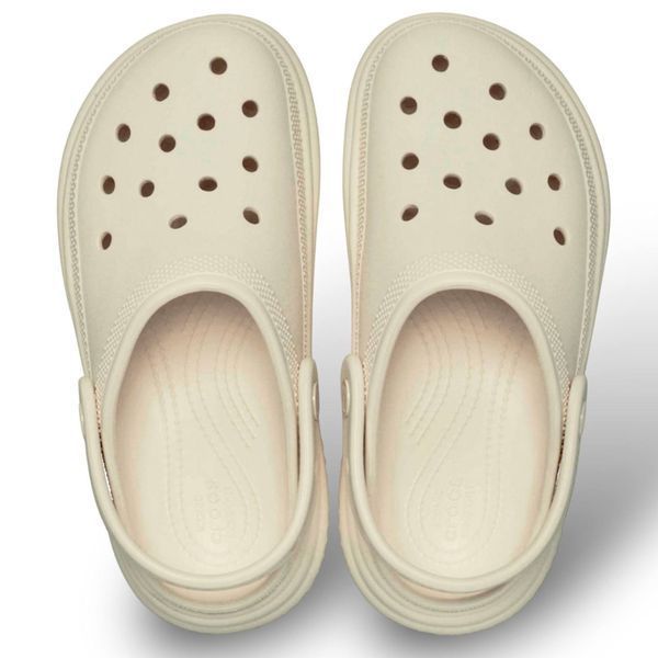 Crocs Stomp Clog Platform Оригінал Крокс на платформі Bone Бежеві Women Sabo Сабо США - Чоловічі та Жіночі - 36 (Стопа 22.5-23.2см) M4/W6 9977461 фото