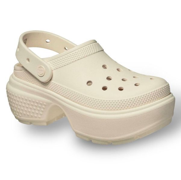 Crocs Stomp Clog Platform Оригінал Крокс на платформі Bone Бежеві Women Sabo Сабо США - Чоловічі та Жіночі - 36 (Стопа 22.5-23.2см) M4/W6 9977461 фото