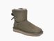 UGG Australia США Mini Bailey Bow II Хакі Оліва уггі замшеві натуральні міні бант Угг Австралія - Розмір 35 (US 4) 2110888 фото 4