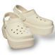 Crocs Stomp Clog Platform Оригінал Крокс на платформі Bone Бежеві Women Sabo Сабо США - Чоловічі та Жіночі - 36 (Стопа 22.5-23.2см) M4/W6 9977461 фото 3