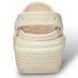 Crocs Stomp Clog Platform Оригінал Крокс на платформі Bone Бежеві Women Sabo Сабо США - Чоловічі та Жіночі - 36 (Стопа 22.5-23.2см) M4/W6 9977461 фото 7