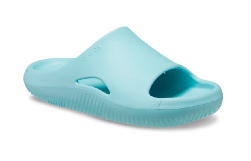 Crocs Оригінал Classic Слайди Crocs Mellow Slide Pure Water Голубі Крокс США - 36 (Стопа 22.5-23.2см) M4/W6 9977061 фото