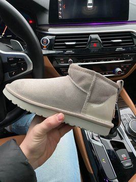 UGG Australia Ultra Mini II США Light Grey Metallic Світло сірі овчина ультра міні Австралія США - Розмір 35 (US 4) 2111830 фото