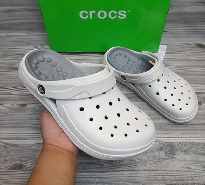 Crocs Оригінал Reviva ™ Clog White білі біла підошва Жіночі чоловічі Крокс США (204592-22) - 36 (Стопа 22.5-23.2см) M4/W6 104842 фото