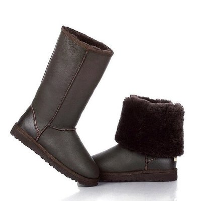 UGG Australia США Leather Tall Шоколад натуральні Угг Австралия - Розмір 35 (US 4) 2110723 фото