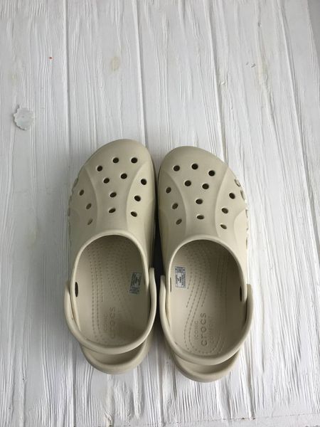 Crocs Оригінал Bayaband ™ Platform Lastic Bone Жіночі Крокс США (205434-10) - 36 (Стопа 22.5-23.2см) M4/W6 112065 фото