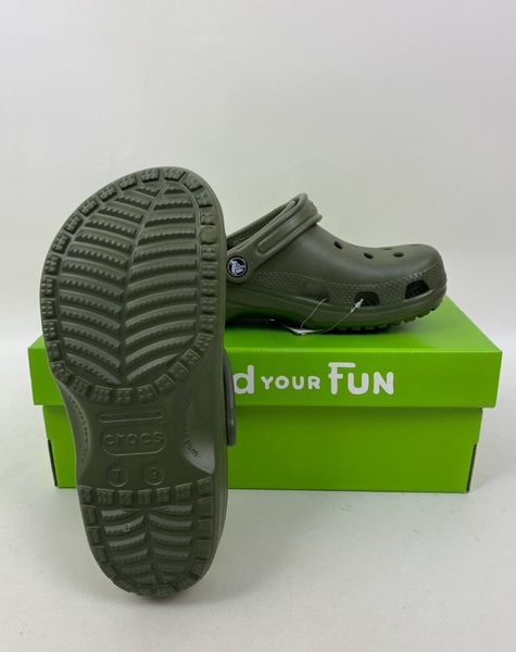 Crocs Оригінал Classic Army Зелені Хакі Крокс США (1670855291) - 36 (Стопа 22.5-23.2см) M4/W6 114222 фото