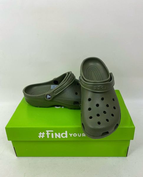 Crocs Оригінал Classic Army Зелені Хакі Крокс США (1670855291) - 36 (Стопа 22.5-23.2см) M4/W6 114222 фото