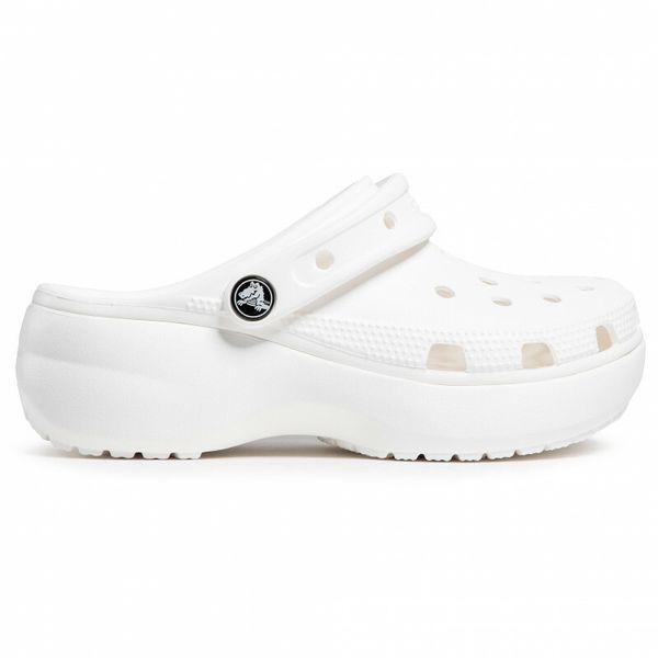 Crocs Оригінал Classic ™ Platform Clog White Жіночі Крокс США (206750) - 36 (Стопа 22.5-23.2см) M4/W6 100733 фото