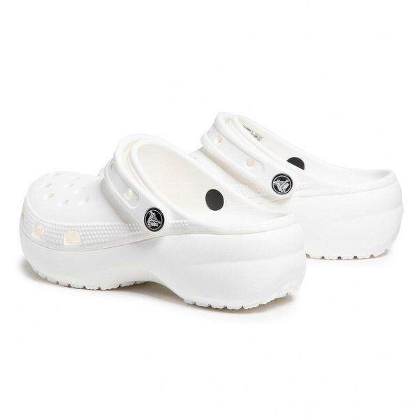 Crocs Оригінал Classic ™ Platform Clog White Жіночі Крокс США (206750) - 36 (Стопа 22.5-23.2см) M4/W6 100733 фото