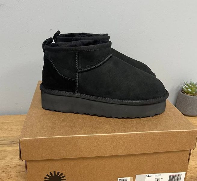 Ugg Australia США Ultra Mini Platform II Black Уггі ультра міні платформа чорні УГГ Австралія - Розмір 35 (US 4) 2111544 фото