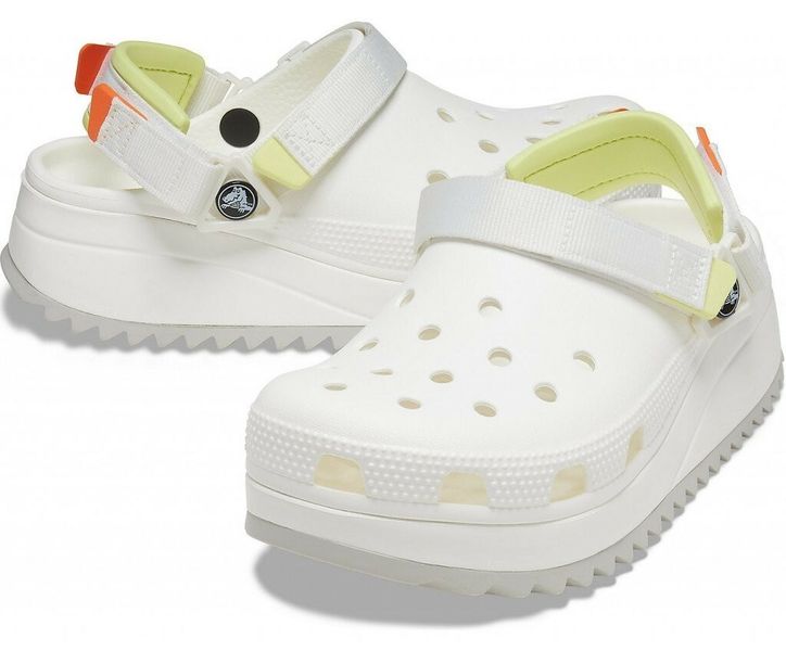 Crocs Оригінал Classic Hiker™ Clog Білі Чоловічі та Жіночі Крокс США (206772-100) - 36 (Стопа 22.5-23.2см) M4/W6 100352 фото