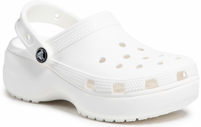 Crocs Оригінал Classic ™ Platform Clog White Жіночі Крокс США (206750) - 36 (Стопа 22.5-23.2см) M4/W6 100733 фото