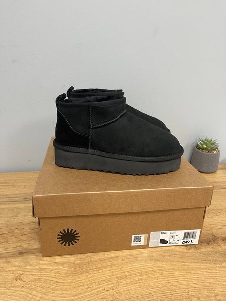 Ugg Australia США Ultra Mini Platform II Black Уггі ультра міні платформа чорні УГГ Австралія - Розмір 36 (US 5) 2111545 фото