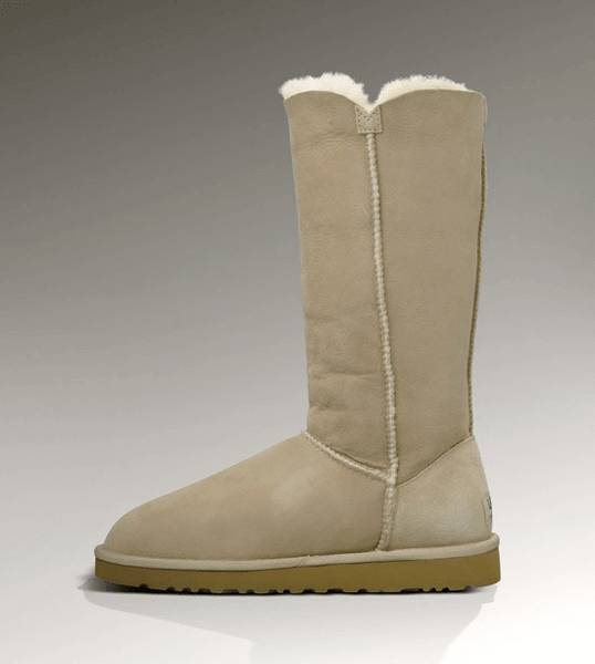 UGG Australia США Tall Triplet Button II Песок цільна овчина Угг Австралия - Розмір 35 (US 4) 2110584 фото