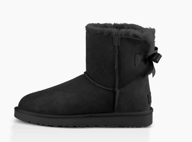 UGG Australia США Mini Bailey Bow II Черный натуральні міні Угг Австралия - Розмір 35 (US 4) 2110855 фото