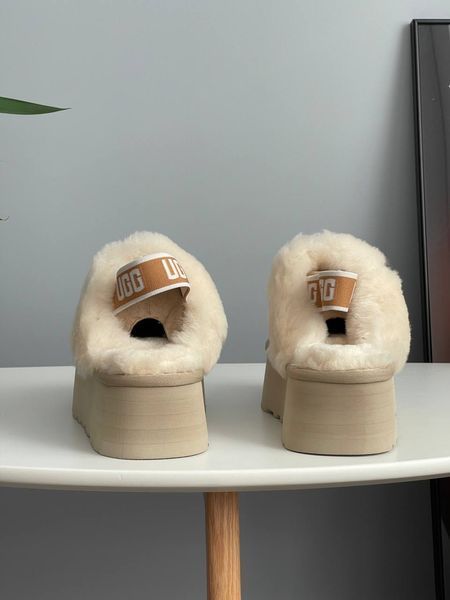 UGG Australia США Funkette Slipper Platform Sand Уггі фанкетте платформа бежеві пісочні замшеві Австралія - Розмір 35 (US 4) 2110100722 фото