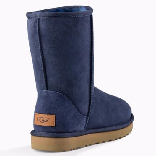 UGG Australia Classic Short II Синий цільна овчина Угг Австралия - Розмір 35 (US 4) 2110364 фото