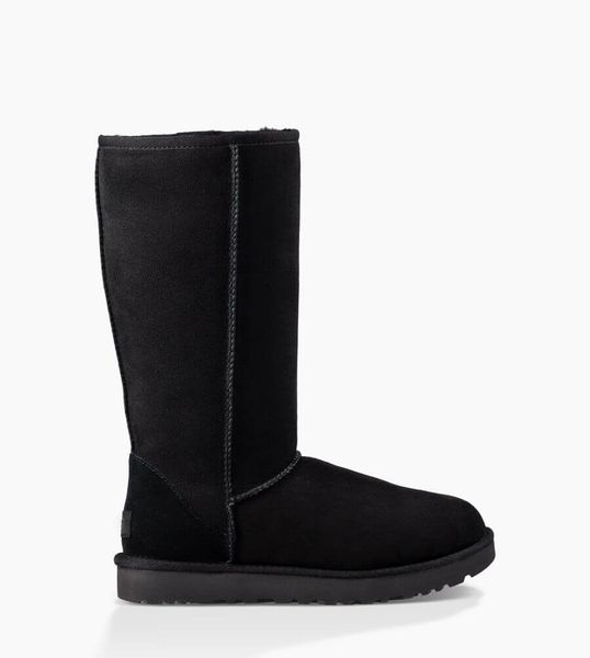 UGG Australia США Classic Tall II Черный цільна овчина Угг Австралия - Розмір 35 (US 4) 2110507 фото