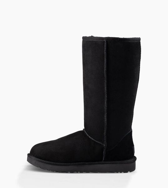 UGG Australia США Classic Tall II Черный цільна овчина Угг Австралия - Розмір 35 (US 4) 2110507 фото