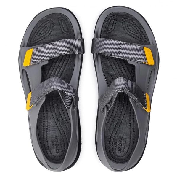 Crocs Оригінал Bayaband™ Swiftwater Expedition Sandal Slate Сірі Чорні Чоловічі та Жіночі Крокс США (206526) - 36 (Стопа 22.5-23.2см) M4/W6 99895 фото