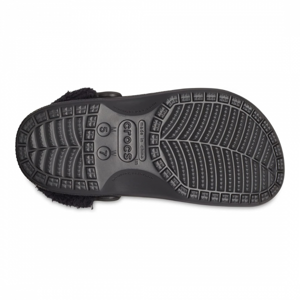 Crocs Оригінал Classic Crocs Baya Lined Fuzz-Strap Clogs Unisex Black Чорні Крокс Оригінал США (206772) - 36 (Стопа 22.5-23.2см) M4/W6 112656 фото