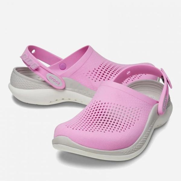 Crocs Оригінал LiteRide 360 &trade; рожеві біла підошва Literide 360 Taffy/Pink 2022 Чоловічі Жіночі Крокс США (204592-29) - 36 (Стопа 22.5-23.2см) M4/W6 104370 фото