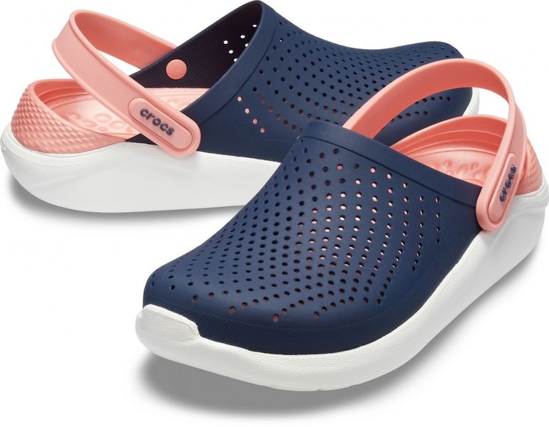 Crocs Оригінал LiteRide ™ Clog Navy / Melon Жіночі Крокс США (204592) - 36 (Стопа 22.5-23.2см) M4/W6 100651 фото