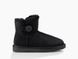 UGG Australia Mini Bailey Button II Чорні цільна овчина міні з гудзиком Угг Австралия - Розмір 35 (US 4) 2110243 фото 3