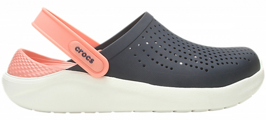 Crocs Оригінал LiteRide ™ Clog Navy / Melon Жіночі Крокс США (204592) - 36 (Стопа 22.5-23.2см) M4/W6 100651 фото