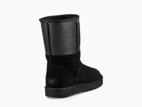 UGG Australia Classic Short Logo II Черный цільна овчина Угг Австралия - Розмір 35 (US 4) 2110430 фото