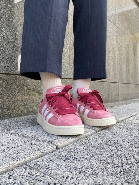 США Adidas Campus 00s Pink/White жіночі, чоловічі шкіряні якісні кросівки Адідас Кампус рожеві білі - Розмір 36 (US 5) 11167649 фото