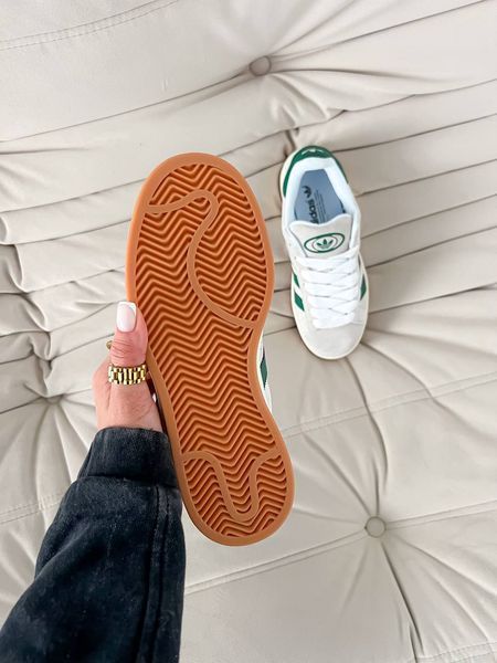 США Adidas Campus 00s White Green жіночі, чоловічі шкіряні якісні кросівки Адідас Кампус білі зелені - Розмір 36 (US 5) 11167699 фото