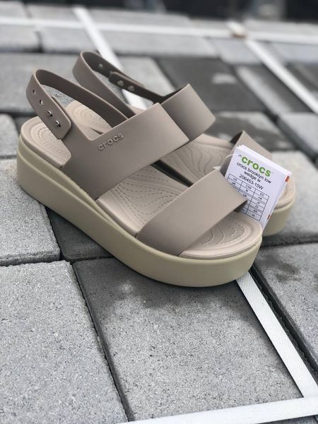 Crocs Оригінал Brooklyn Sandal Bone Молочні Крокс США - 36 (Стопа 22.5-23.2см) M4/W6 9977093 фото