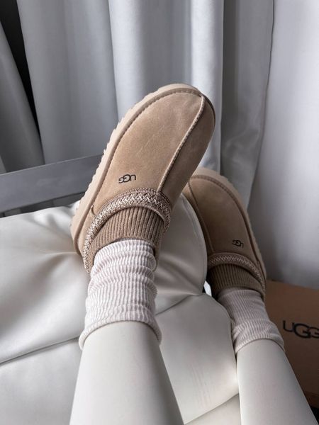 UGG Australia США Tasman Platform Sock Beige Уггі тасман платформа бежеві замшеві Австралія - Розмір 35 (US 4) 2110100674 фото